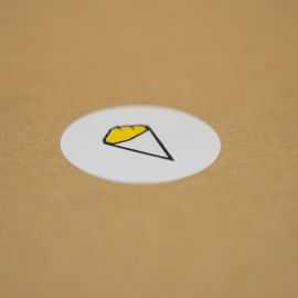 Adesivo personalizzato 4,5x4,5 CM | STICKER | STAMPA A CALDO
