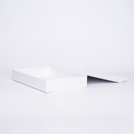 Scatola magnetica personalizzata Wonderbox 37x26x6 CM | WONDERBOX | CARTA STANDARD | STAMPA SERIGRAFICA SU UN LATO IN DUE COLORI