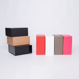 Scatola magnetica personalizzata Wonderbox 22x22x10 CM | WONDERBOX | CARTA STANDARD | STAMPA SERIGRAFICA SU UN LATO IN DUE CO...