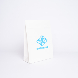 Busta di carta personalizzata Noblesse 22x8x29 CM | POCHETTE NOBLESSE | STAMPA SERIGRAFICA SU UN LATO IN UN COLORE