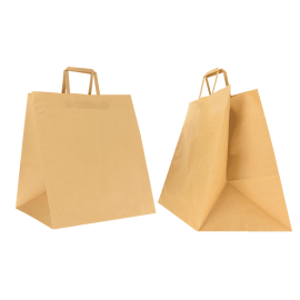 36X30X36 CM 36X30X36 CM | SAFARI PAPER BAG WIDE BACKGROUND | FLEXO PRINTING IN UN COLORESU ENTRAMBI I LATI | CARTA KRAFT BIAN...