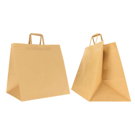 40X35X35 CM 40X35X35 CM | BOX PAPER BAG | FLEXO PRINTING IN UN COLORESU ENTRAMBI I LATI | CARTA KRAFT BIANCA/NATURALE