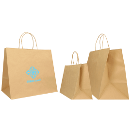 35x22x32+6 35x22x32+6 CM | SAFARI PAPER BAG WIDE BACKGROUND | FLEXO PRINTING IN UN COLORE SU ENTRAMBI I LATI | KRAFT PAPER CO...