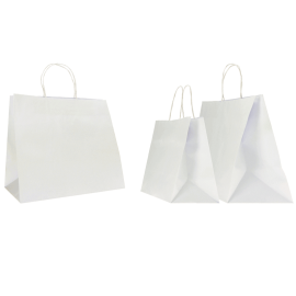35x22x32+6 35x22x32+6 CM | SAFARI PAPER BAG WIDE BACKGROUND | FLEXO PRINTING IN UN COLORE SU ENTRAMBI I LATI | KRAFT PAPER CO...