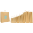 18X07X24 18X07X24 CM | PAPER BAG SAFARI | STAMPA FLEXO A UN COLORE SU AREE PREFISSATE SU ENTRAMBI I LATI