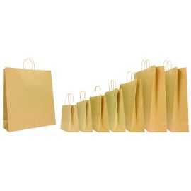 22x10x29 22x10x29 CM | PAPER BAG SAFARI | STAMPA FLEXO A UN COLORE SU AREE PREFISSATE SU ENTRAMBI I LATI