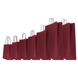 22x10x29 22x10x29 CM | PAPER BAG SAFARI | STAMPA FLEXO A UN COLORE SU AREE PREFISSATE SU ENTRAMBI I LATI