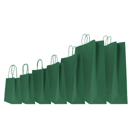 36x12x41 36x12x41 CM | PAPER BAG SAFARI | STAMPA FLEXO A UN COLORE SU AREE PREFISSATE SU ENTRAMBI I LATI