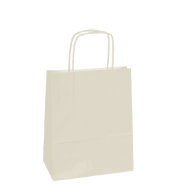 22x10x29 22x10x29 CM | PAPER BAG SAFARI | STAMPA FLEXO A UN COLORE SU AREE PREFISSATE SU ENTRAMBI I LATI