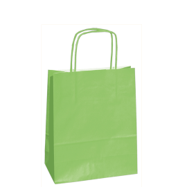 14X09X20 14X09X20 CM | PAPER BAG SAFARI | STAMPA FLEXO A UN COLORE SU AREE PREFISSATE SU ENTRAMBI I LATI