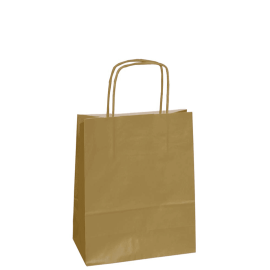 22x10x29 22x10x29 CM | PAPER BAG SAFARI | STAMPA FLEXO A UN COLORE SU AREE PREFISSATE SU ENTRAMBI I LATI