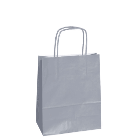 18X07X24 18X07X24 CM | PAPER BAG SAFARI | STAMPA FLEXO A UN COLORE SU AREE PREFISSATE SU ENTRAMBI I LATI