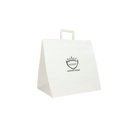 40X35X35 CM 40X35X35 CM | BOX PAPER BAG | FLEXO PRINTING IN UN COLORESU ENTRAMBI I LATI | CARTA KRAFT BIANCA/NATURALE