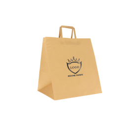 36X30X36 CM 36X30X36 CM | SAFARI PAPER BAG WIDE BACKGROUND | FLEXO PRINTING IN UN COLORESU ENTRAMBI I LATI | CARTA KRAFT BIAN...