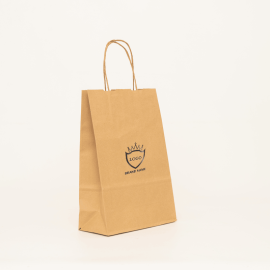 26x11x34,5 26x11x34,5 CM | PAPER BAG SAFARI | STAMPA FLEXO A UN COLORE SU AREE PREFISSATE SU ENTRAMBI I LATI