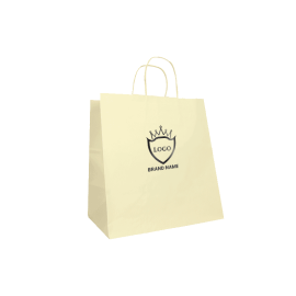 Shopping bag personalizzata Safari 32x20x33 CM | BORSA DI CARTA SAFARI WIDE BACKGROUND | STAMPA FLEXO IN UN COLORESU ENTRAMBI...