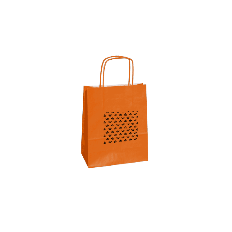 36x12x41 36x12x41 CM | PAPER BAG SAFARI | STAMPA FLEXO A UN COLORE SU AREE PREFISSATE SU ENTRAMBI I LATI