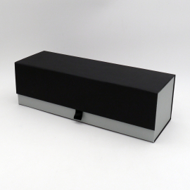 Scatola magnetica personalizzata Bottlebox 12x40,5x12 CM | BOTTLE BOX |SCATOLA PER 1 BOTTIGLIA MAGNUM |STAMPA A CALDO