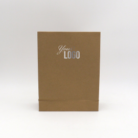 Busta di carta personalizzata Noblesse 22x8x29 CM | POCHETTE NOBLESSE | STAMPA A CALDO