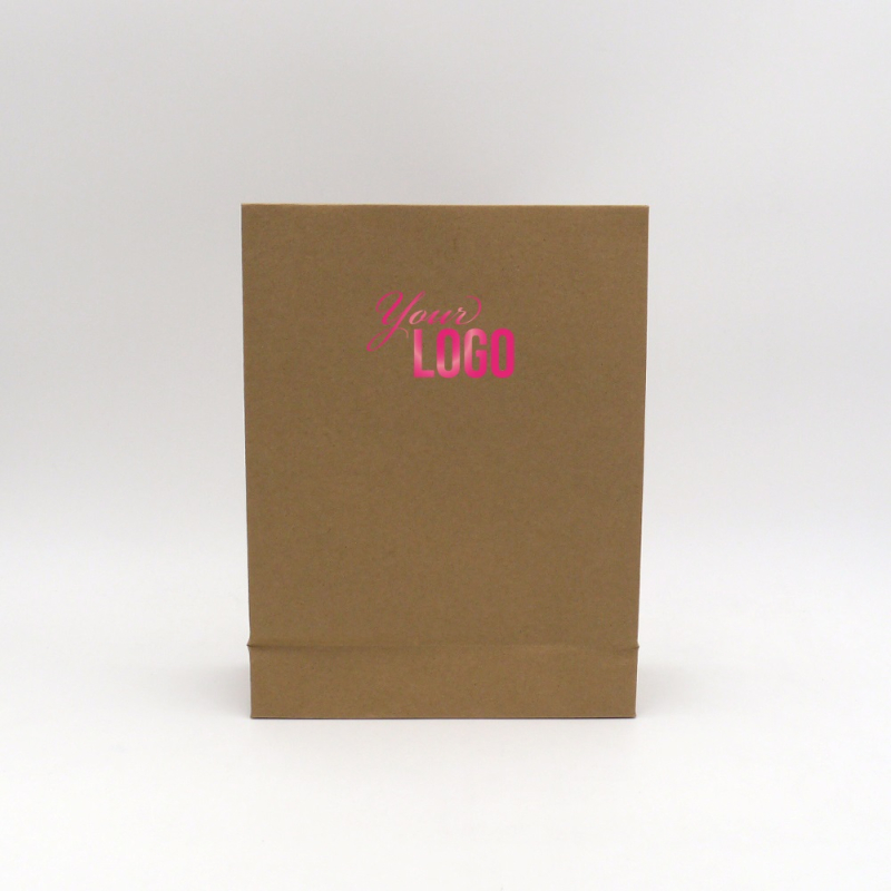 Busta di carta personalizzata Noblesse 22x8x29 CM | POCHETTE NOBLESSE | STAMPA A CALDO Busta di carta personalizzata Noblesse 22x8x29 CM | POCHETTE NOBLESSE | STAMPA A CALDO