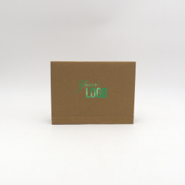 Busta di carta personalizzata Noblesse 23x4x18 CM | POCHETTE NOBLESSE | STAMPA A CALDO