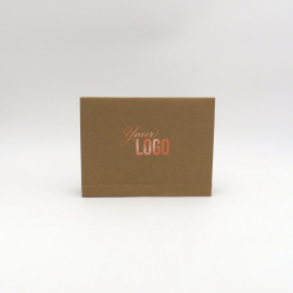 Busta di carta personalizzata Noblesse 23x4x18 CM | POCHETTE NOBLESSE | STAMPA A CALDO