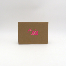 Busta di carta personalizzata Noblesse 23x4x18 CM | POCHETTE NOBLESSE | STAMPA A CALDO
