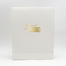 Busta di carta personalizzata Noblesse 32x10x40 CM | POCHETTE NOBLESSE | STAMPA A CALDO