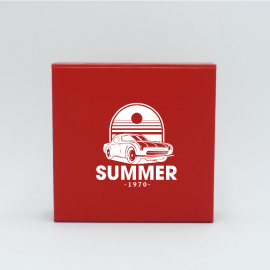 Scatola magnetica personalizzata Wonderbox 15x15x5 CM | WONDERBOX | CARTA STANDARD | STAMPA SERIGRAFICA SU UN LATO IN UN COLORE