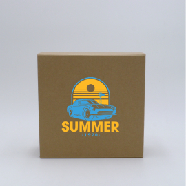 Scatola magnetica personalizzata Wonderbox 22x22x10 CM | WONDERBOX | CARTA STANDARD | STAMPA SERIGRAFICA SU UN LATO IN DUE CO...