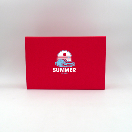 Scatola magnetica personalizzata Wonderbox 33x22x10 CM | WONDERBOX | CARTA STANDARD | STAMPA SERIGRAFICA SU UN LATO IN DUE CO...