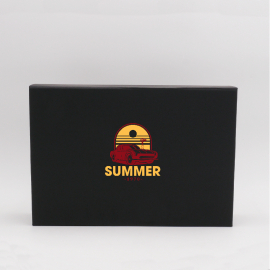 Scatola magnetica personalizzata Wonderbox 33x22x10 CM | WONDERBOX | CARTA STANDARD | STAMPA SERIGRAFICA SU UN LATO IN DUE CO...
