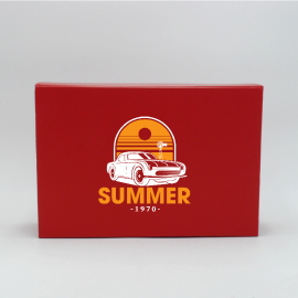 Scatola magnetica personalizzata Wonderbox 33x22x10 CM | WONDERBOX | CARTA STANDARD | STAMPA SERIGRAFICA SU UN LATO IN DUE CO...