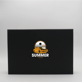 Scatola magnetica personalizzata Wonderbox 37x26x6 CM | WONDERBOX | CARTA STANDARD | STAMPA SERIGRAFICA SU UN LATO IN DUE COLORI