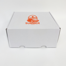 Postpack Kraft personalizzabile 42,5x31x15,5 CM | POSTPACK | STAMPA SERIGRAFICA SU UN LATO IN UN COLORE