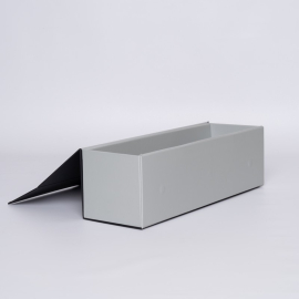 Scatola magnetica personalizzata Bottlebox 12x40,5x12 CM | BOTTLE BOX |SCATOLA PER 1 BOTTIGLIA MAGNUM |STAMPA A CALDO